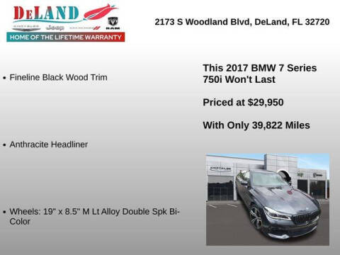 2017 BMW 7 Series 750i