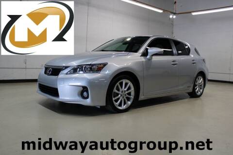 2012 Lexus CT 200h for sale at Midway Auto Group in Addison TX