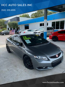 2013 Honda Civic for sale at HCC AUTO SALES INC in Sarasota FL