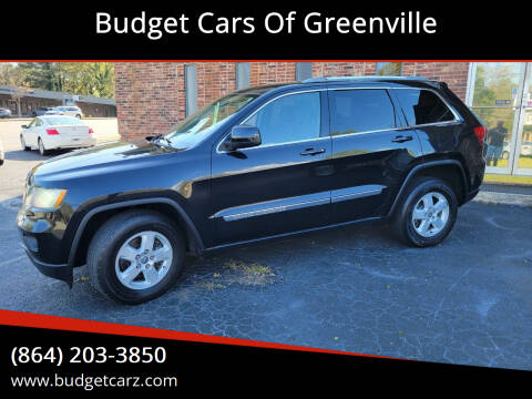 2012 Jeep Grand Cherokee for sale at Budget Cars Of Greenville in Greenville SC