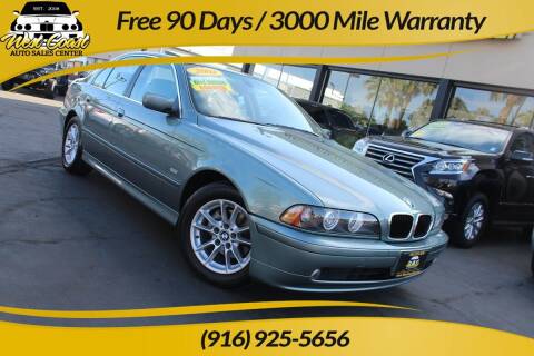 2003 BMW 5 Series for sale at West Coast Auto Sales Center in Sacramento CA