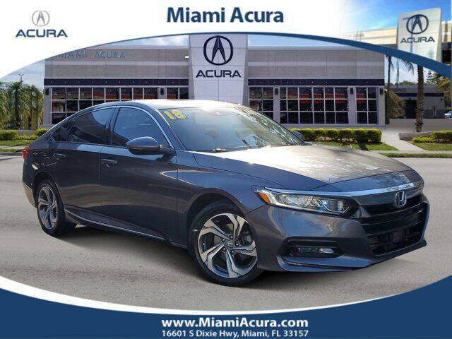 2018 Honda Accord for sale at MIAMI ACURA in Miami FL