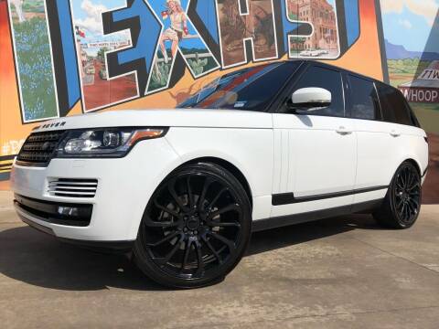 2016 Land Rover Range Rover for sale at Sparks Autoplex Inc. in Fort Worth TX