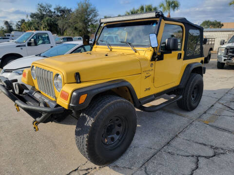 2000 Jeep Wrangler for sale at Thurston Auto and RV Sales in Clermont FL