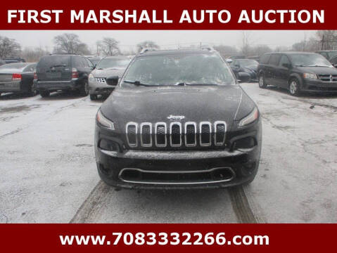 2015 Jeep Cherokee for sale at First Marshall Auto Auction in Harvey IL