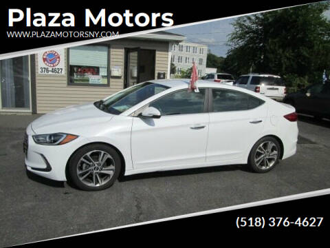 2017 Hyundai Elantra for sale at Plaza Motors in Rensselaer NY