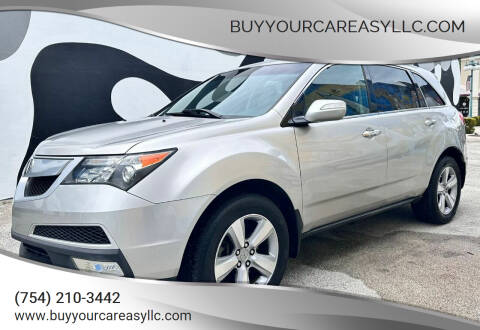 2011 Acura MDX for sale at BuyYourCarEasyllc.com in Hollywood FL