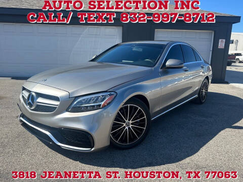 2019 Mercedes-Benz C-Class for sale at Auto Selection Inc. in Houston TX