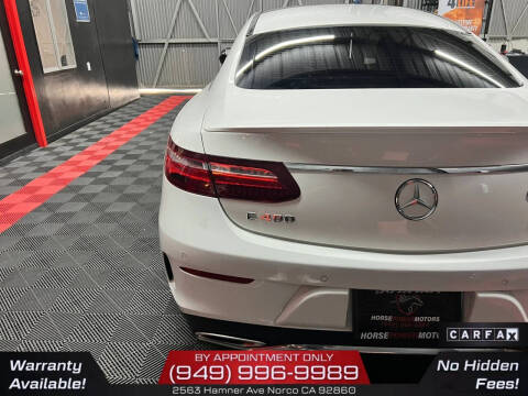 2018 Mercedes-Benz E-Class E 400 4MATIC