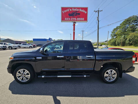 2017 Toyota Tundra for sale at Ford's Auto Sales in Kingsport TN