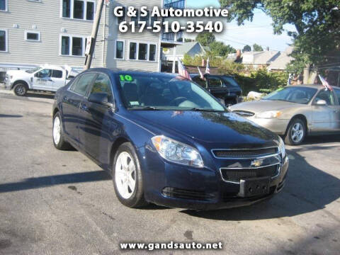 2010 Chevrolet Malibu for sale at G & S Auto Service in Roslindale MA