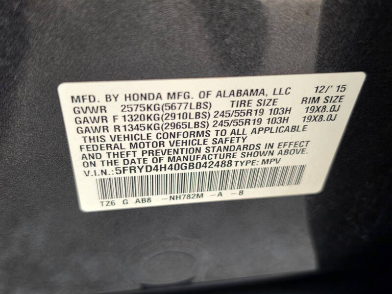 2016 Acura MDX SH-AWD w/Tech