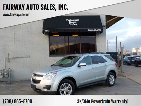 2015 Chevrolet Equinox for sale at FAIRWAY AUTO SALES, INC. in Melrose Park IL