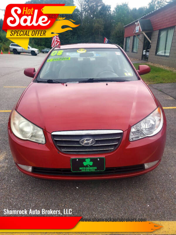 2008 Hyundai Elantra for sale at Shamrock Auto Brokers, LLC in Belmont NH