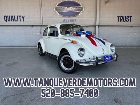 1972 Volkswagen Super Beetle for sale at TANQUE VERDE MOTORS in Tucson AZ