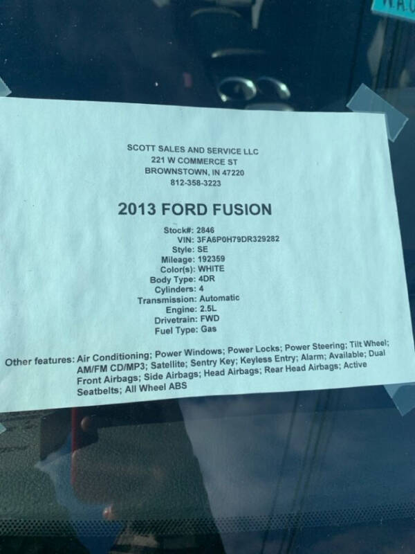 2013 Ford Fusion SE