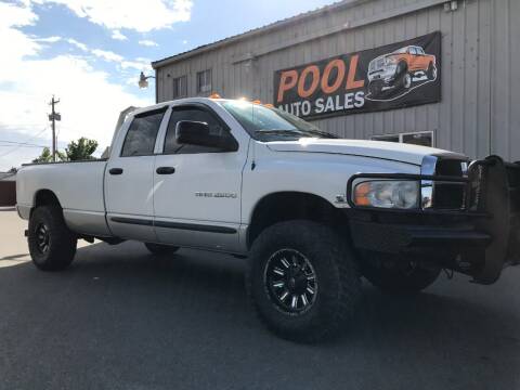 2003 Dodge Ram Pickup 2500 for sale at Pool Auto Sales in Hayden ID