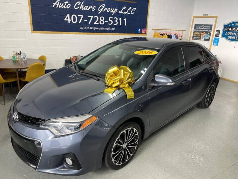 2016 Toyota Corolla for sale at Auto Chars Group LLC in Orlando FL