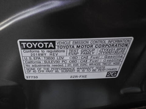 2018 Toyota Prius Two