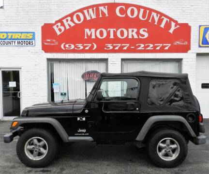 2004 Jeep Wrangler for sale at Brown County Motors in Russellville OH