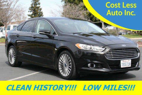 2014 Ford Fusion for sale at Cost Less Auto Inc. in Rocklin CA