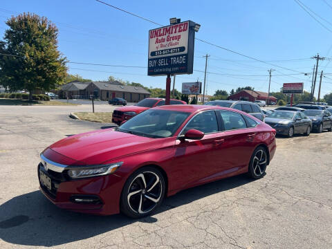 2018 Honda Accord for sale at Unlimited Auto Group in West Chester OH