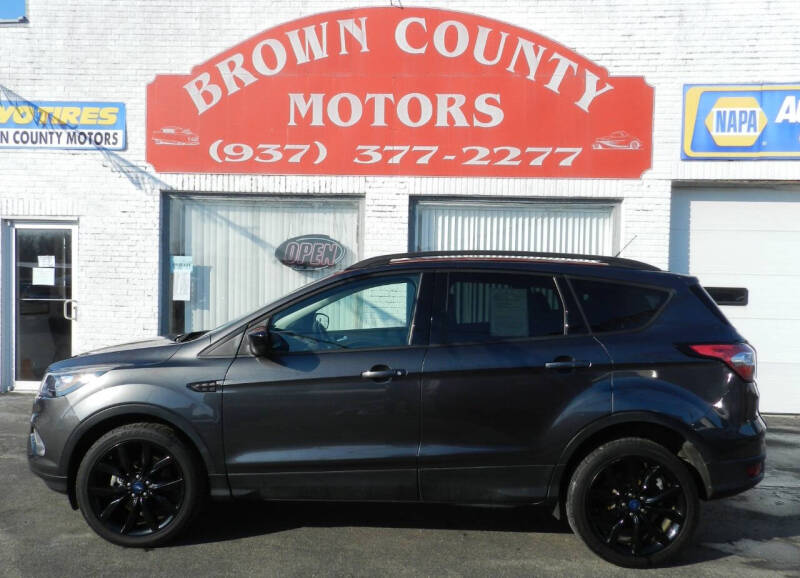 2018 Ford Escape for sale at Brown County Motors in Russellville OH