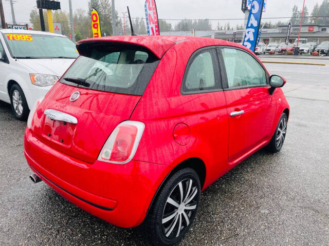 2013 FIAT 500 for sale at New Creation Auto Sales in Everett, WA