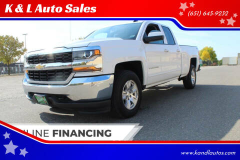 2018 Chevrolet Silverado 1500 for sale at K & L Auto Sales in Saint Paul MN