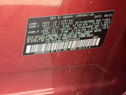 2021 Subaru Ascent Limited 8-Passenger