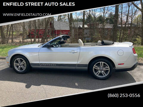 2010 Ford Mustang for sale at ENFIELD STREET AUTO SALES in Enfield CT
