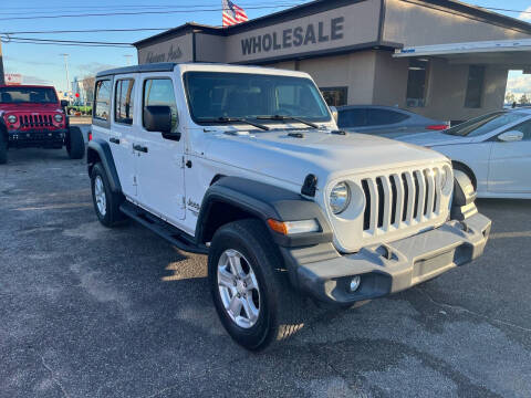 2018 Jeep Wrangler Unlimited for sale at Advance Auto Wholesale in Pensacola FL