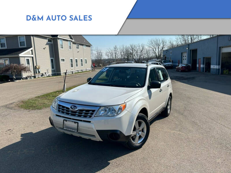 2013 Subaru Forester for sale at D&M AUTO SALES in West Seneca NY