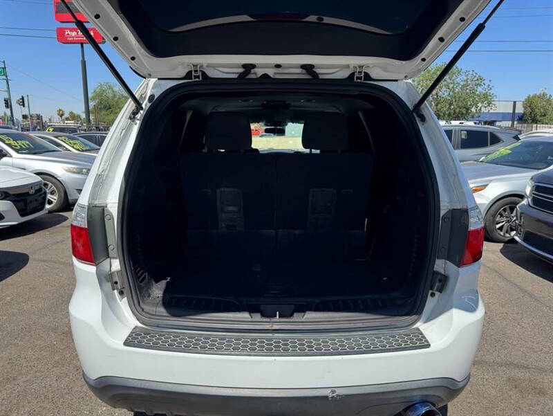 White 2013 Dodge Durango SXT SXT 4dr SUV 11