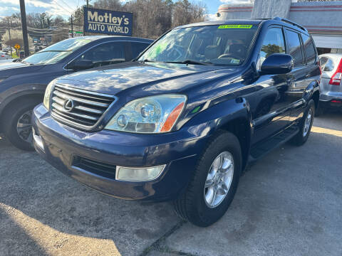 2006 Lexus GX 470 for sale at Motley's Auto World in Danville VA