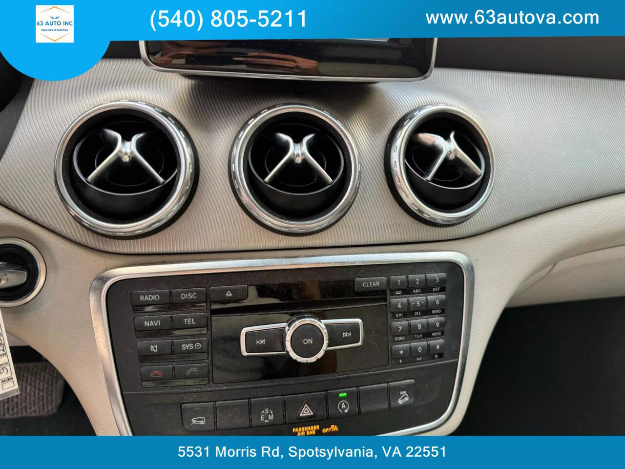 2015 Mercedes-Benz GLA for sale at 63 Auto Inc in Spotsylvania, VA