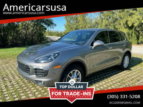 2016 Porsche Cayenne for sale at Americarsusa in Hollywood FL