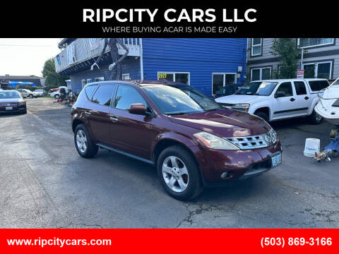 2005 Nissan Murano for sale at RIPCITY CARS LLC in Portland OR