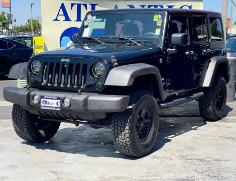 2014 Jeep Wrangler Unlimited for sale at Atlantic Auto Sale in Sacramento CA