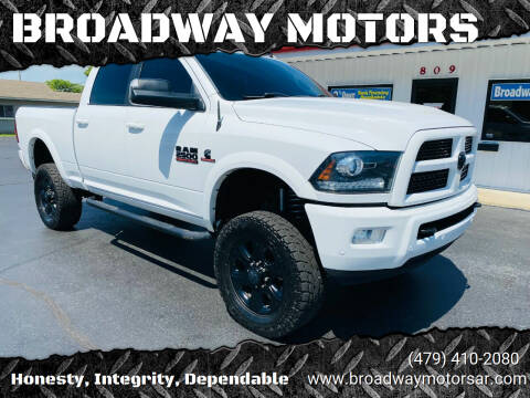2016 RAM 2500 for sale at BROADWAY MOTORS in Van Buren AR