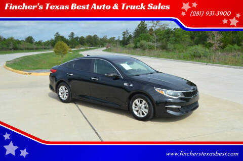 2018 Kia Optima for sale at Fincher's Texas Best Auto & Truck Sales in Tomball TX