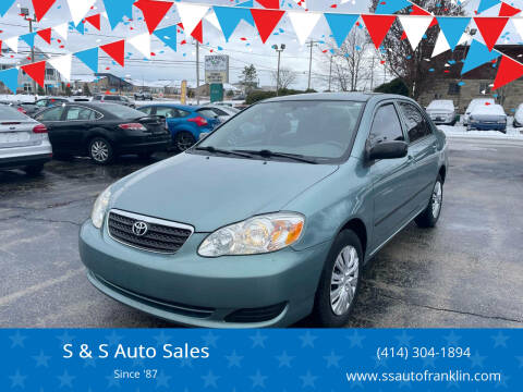 2007 Toyota Corolla for sale at S & S Auto Sales in Franklin WI