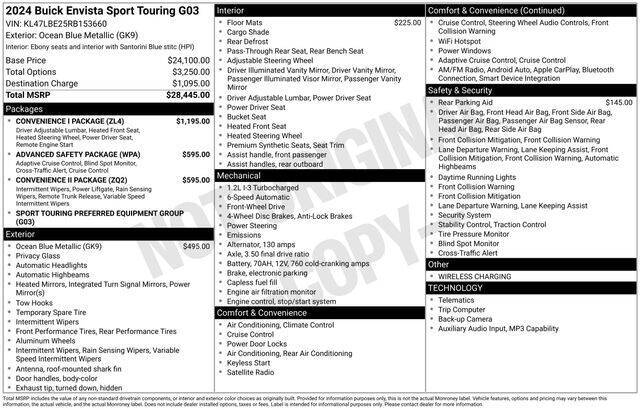 2024 Buick Envista Sport Touring