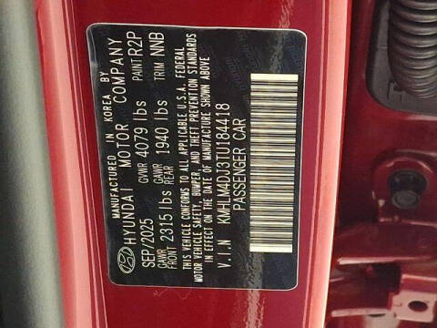 2026 Hyundai Elantra Hybrid Blue