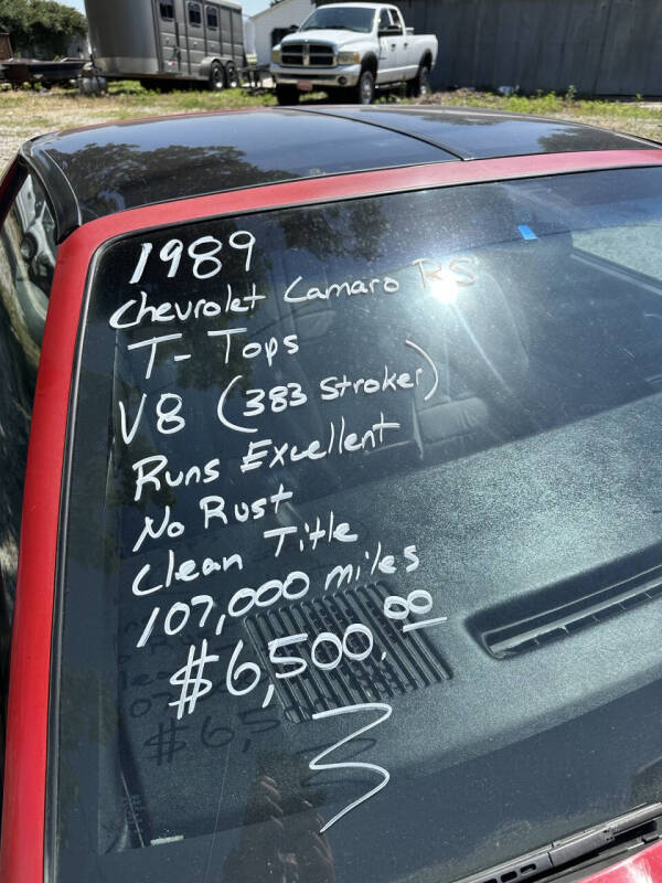 1989 Chevrolet Camaro RS