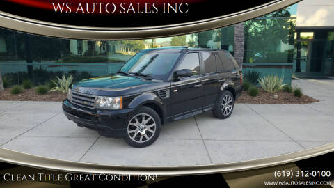 2009 Land Rover Range Rover Sport for sale at WS AUTO SALES INC in El Cajon CA