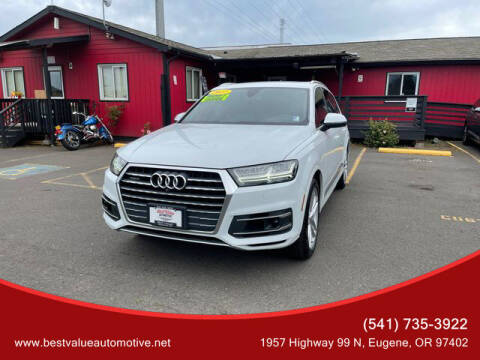 2017 Audi Q7 for sale at Best Value Automotive in Eugene OR