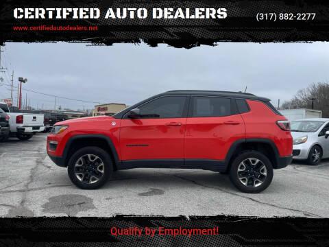 2018 Jeep Compass for sale at CERTIFIED AUTO DEALERS in Greenwood IN