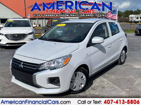 2021 Mitsubishi Mirage for sale at American Financial Cars in Orlando FL