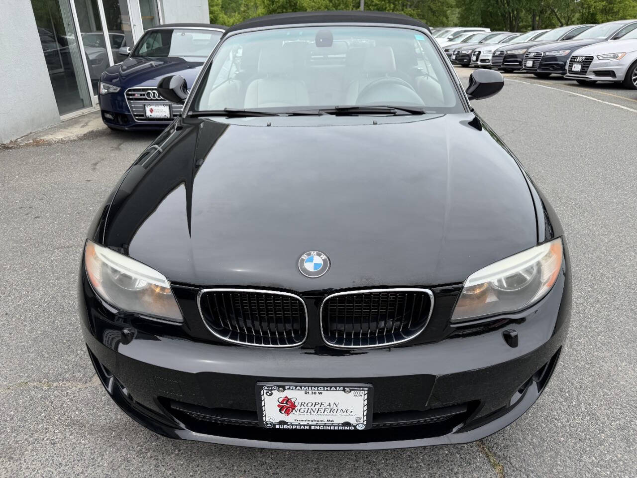 Black 2012 BMW 1 Series 128i Convertible 128i 2dr Convertible SULEV 2